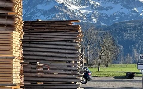 Die Holzindustrie braucht und verarbeitet mehr Schweizer Holz